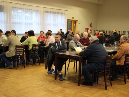 Zebranie wiejskie w Pruchnej